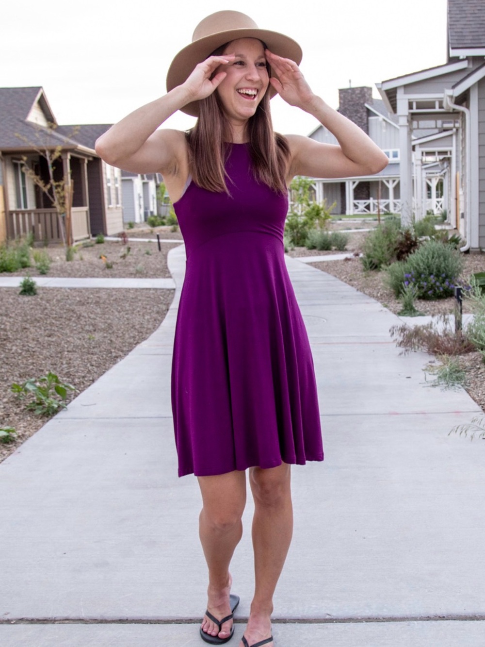 New Athleta Santorini Thera Sleeveless Flowy Soft Dress Size XL Black